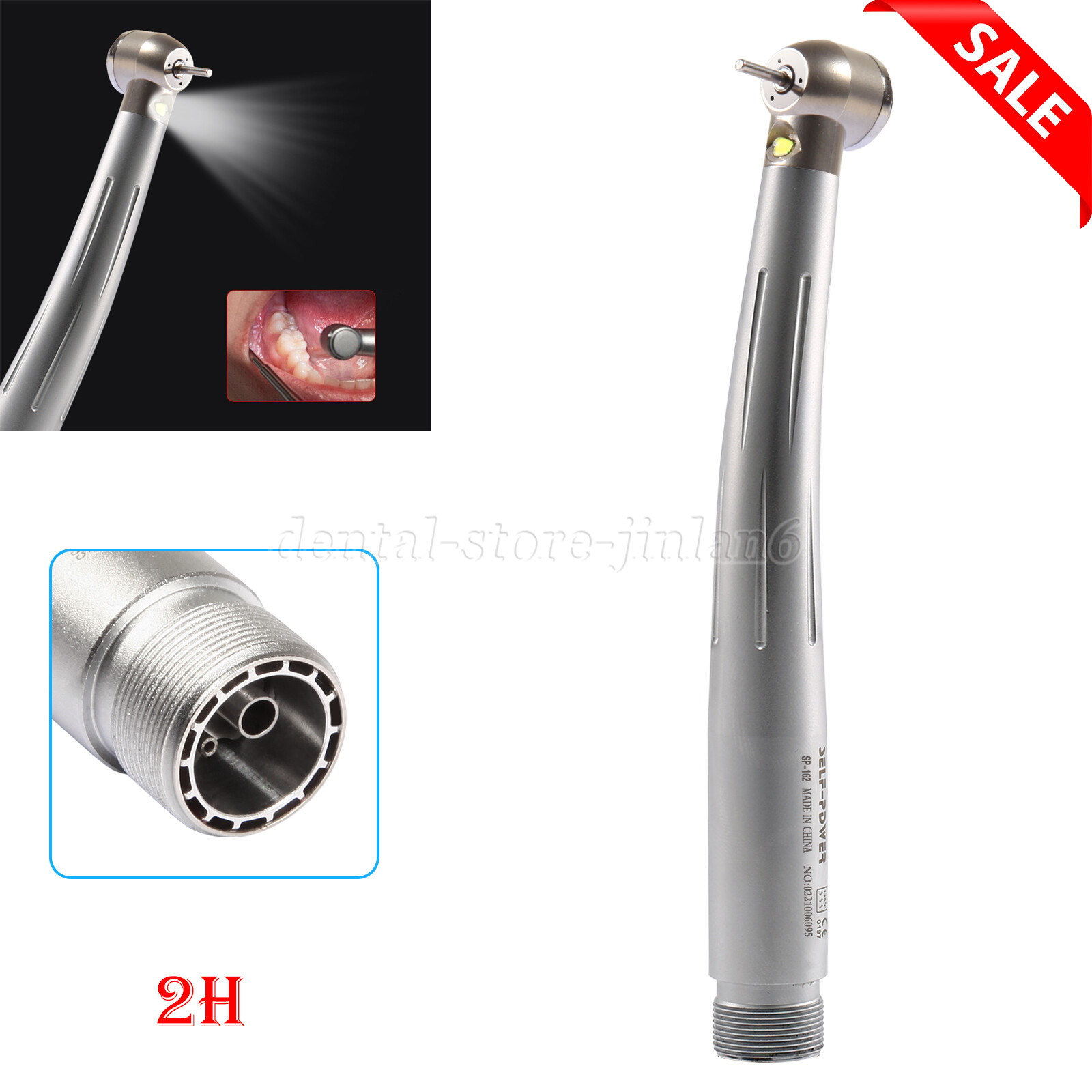 Dental Pieza de mano LED alta velocidad Pana MAX EK LED 2&4 Holes PDM PDB