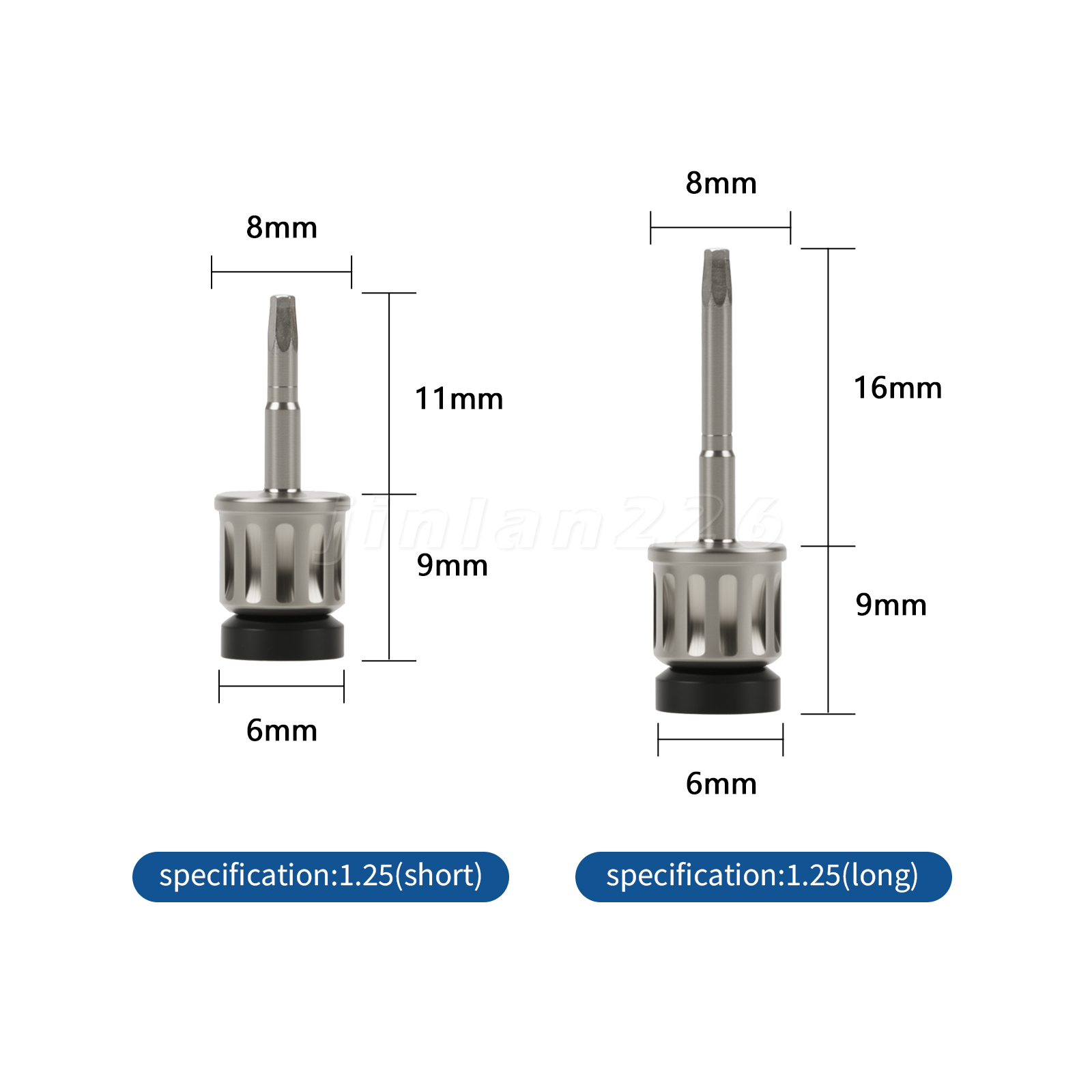 2pc Dental Universal Implant Screwdrivers Short Long Torque Wrench Screw Drivers