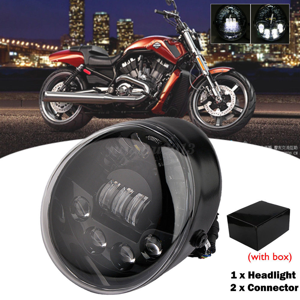 Drag 2040-2131 Black Smoke Lens LED Handlebar Marker Lights 09-17 Harley FL VROD