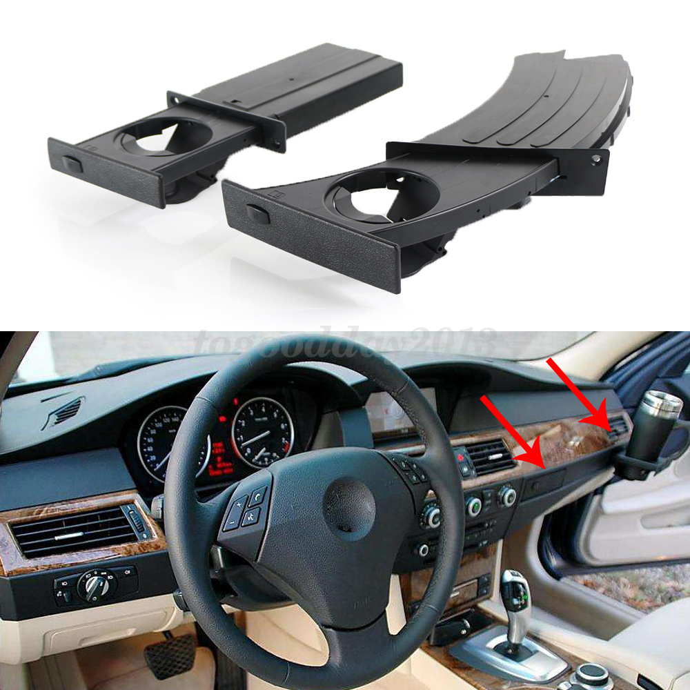 Driver+Passenger Side Cup Holder For 20042010 BMW 5Series E60 E61 M5