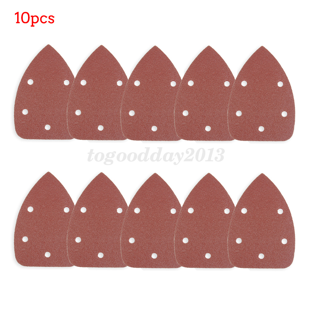 Sanding Palm Sheet 50pcs Sander Pads Polish Sandpaper Grit Abrasive Discs 14x9cm - Picture 10 of 12