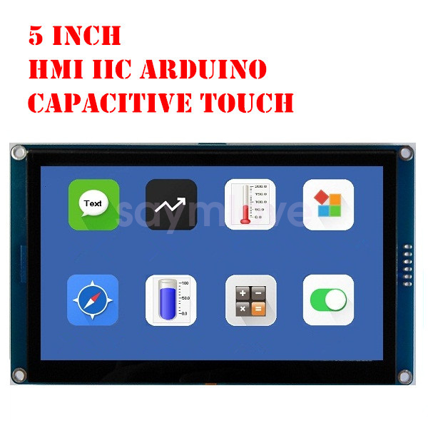 New 4.3 inch Capacitive Touch Screen HMI I2C LCD Display Module for Arduino