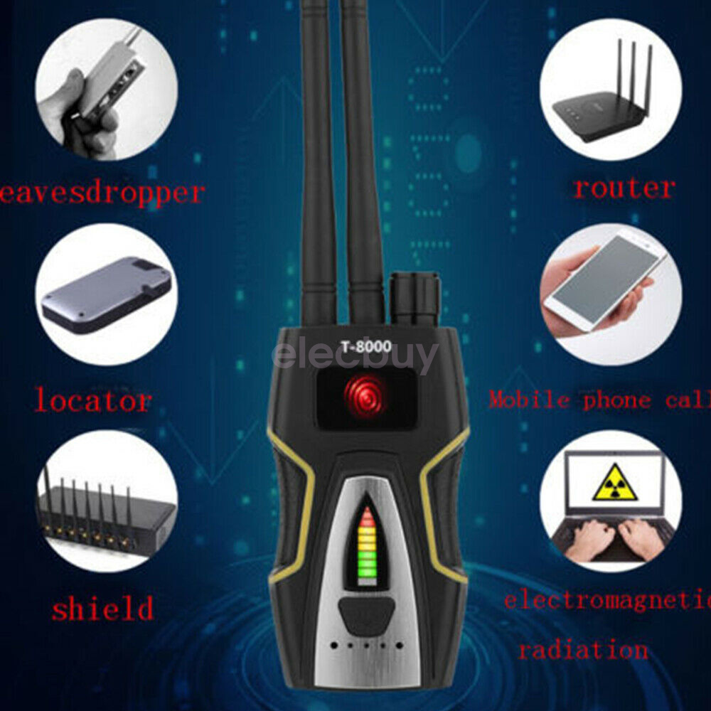 T8000 Anti-Spy RF Tracker Camera GSM GPS  Bug Detector wireless positioning