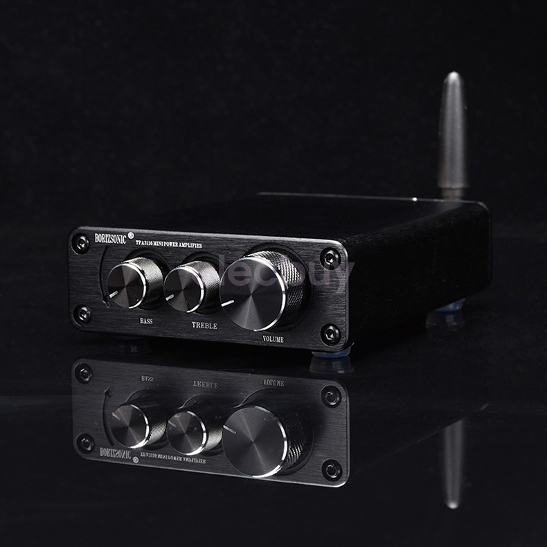 Mini Bluetooth 5.0 HiFi TPA3116 50W x2 Power Stereo Amplifier w// Power Adapter