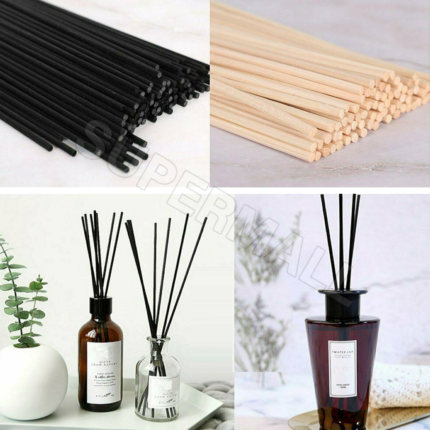 10100x Premium Quality Reed Diffuser Reeds Rattan Stick Bulk Pack 3mm 260mm OZ eBay