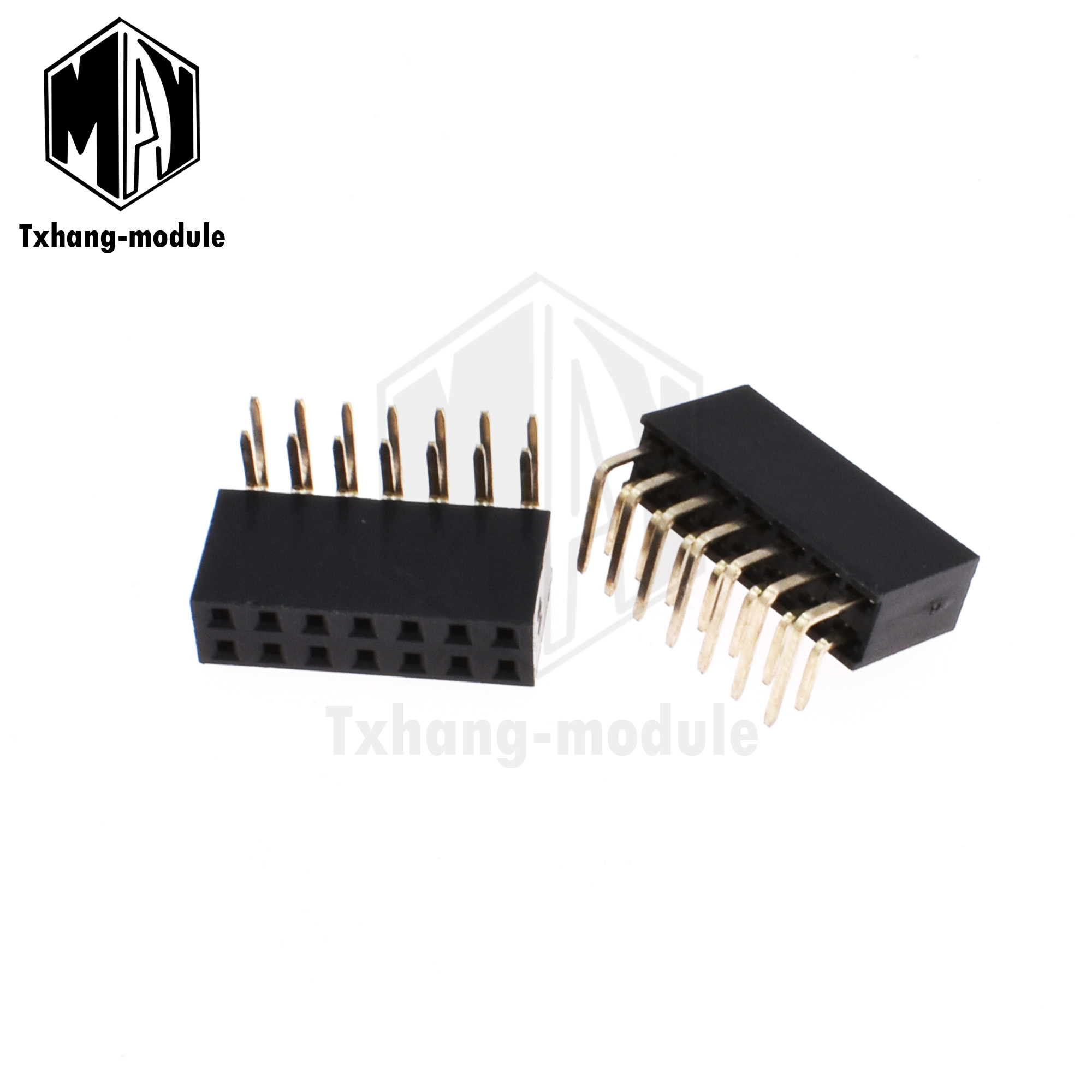 Arduino Doubleheaders Pin Header 2.54mm Single/Double Row Right Angle Male/Female 3-40P ...