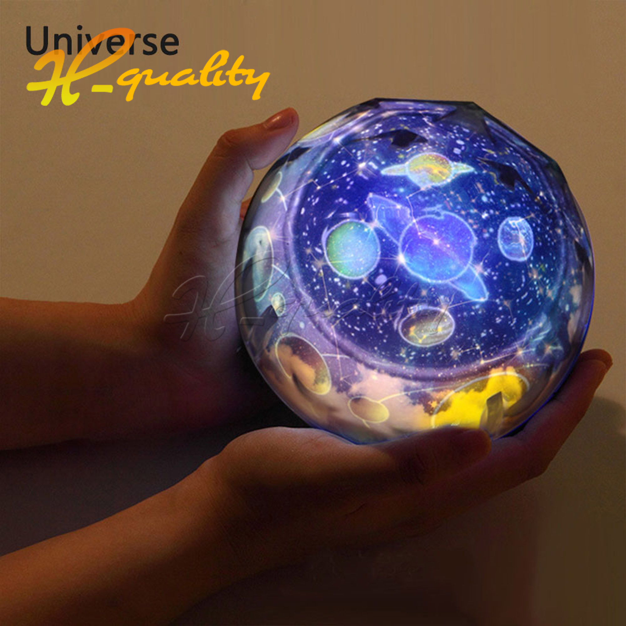LED Night Light Starry Sky Earth Universe Rotate Projector Kids Birthday Gift - Picture 15 of 25