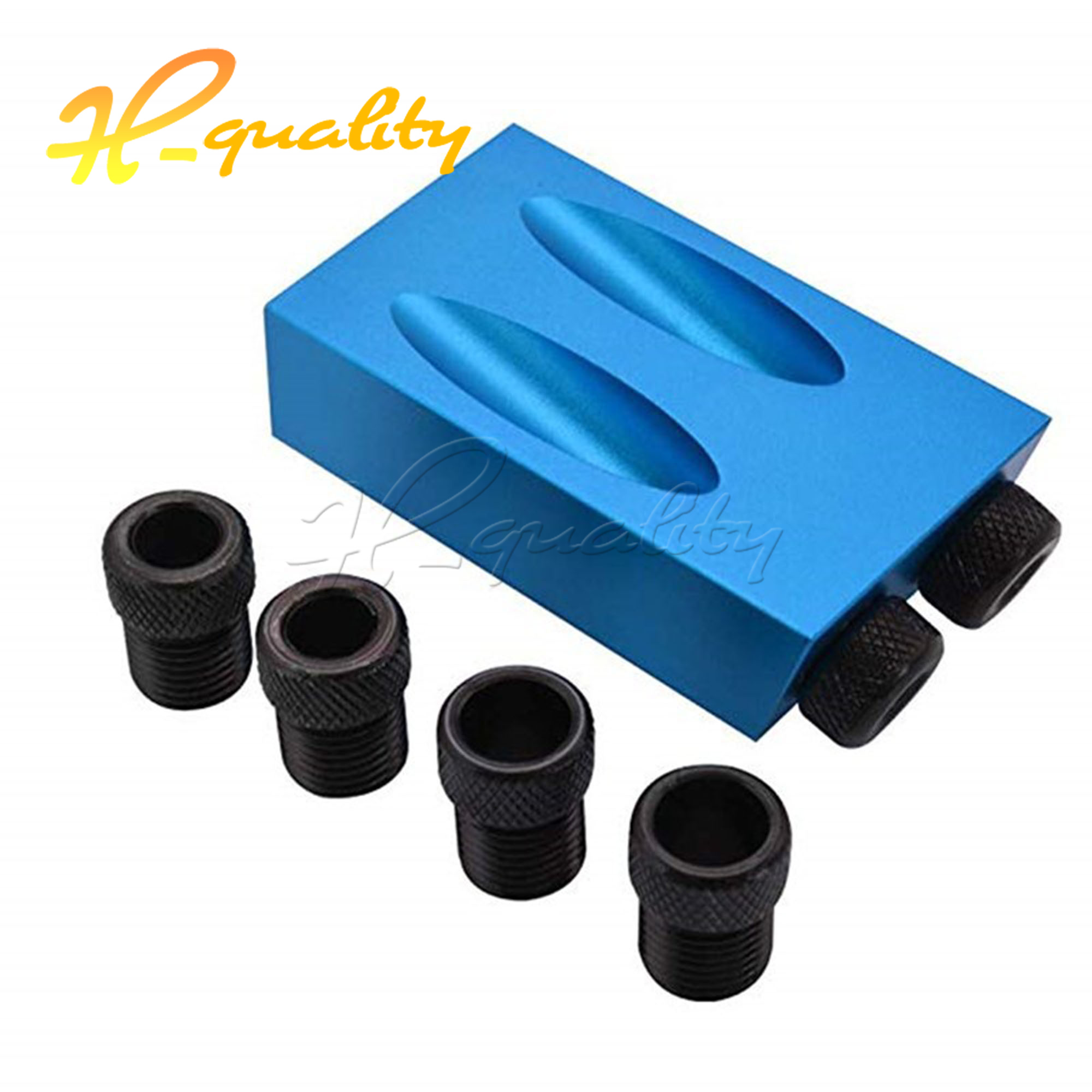 1 set Pocket Hole Screw Jig with Dowel Drill Set Carpenters Wood Joint Tool Kit - Picture 6 of 8