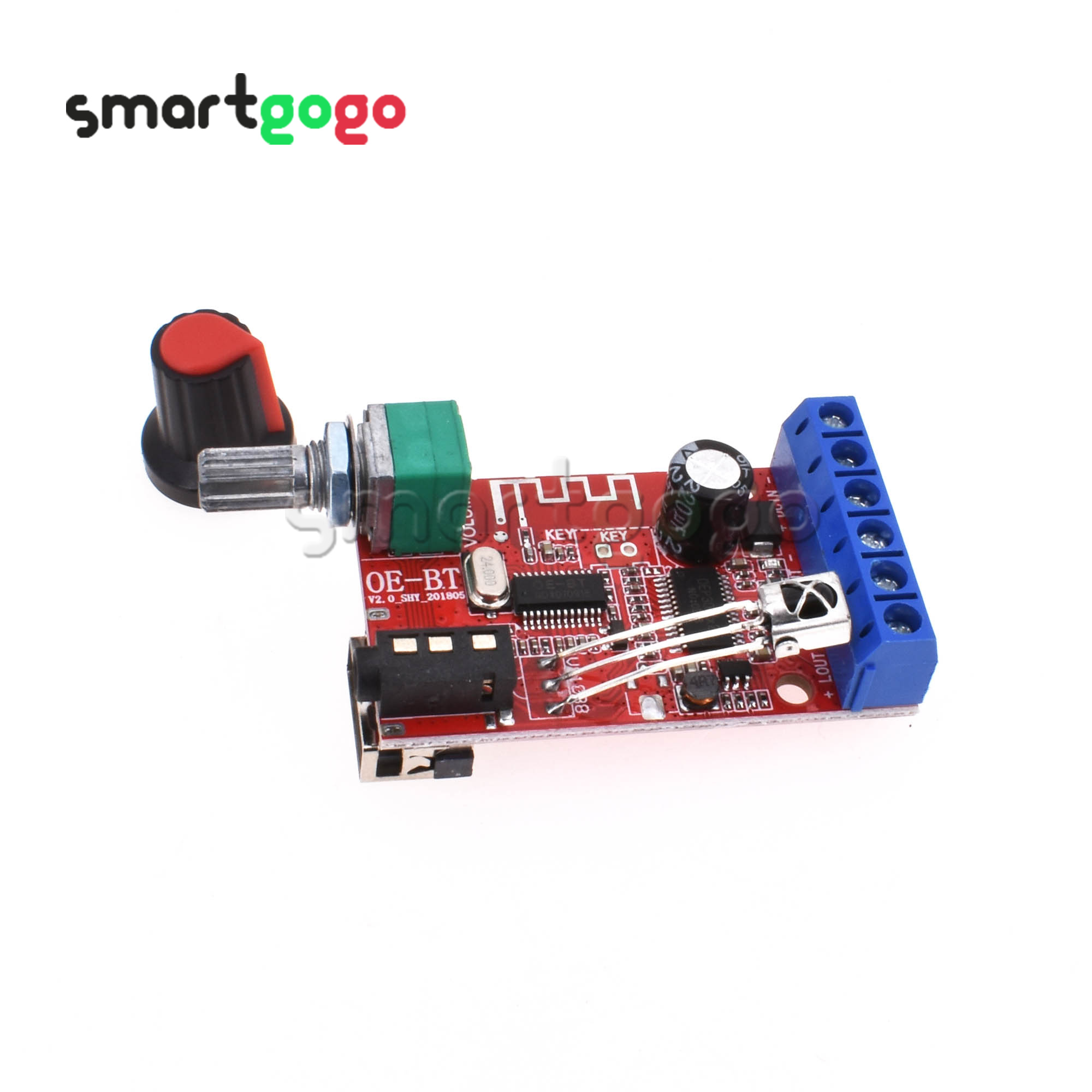 Bluetooth 4.2 Receiver DC 12V 30W*2 Audio Power Amplifier Board AUX USBBSG