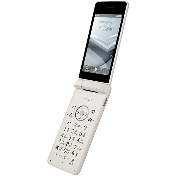 SHARP AQUOS KEITAI 4 A205SH A206SH WHITE 8GB Unlocked Flip Phone