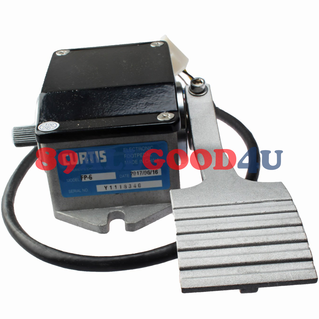 Throttle FP6 style 05K Foot throttle for Curtis EV Potentiometer type