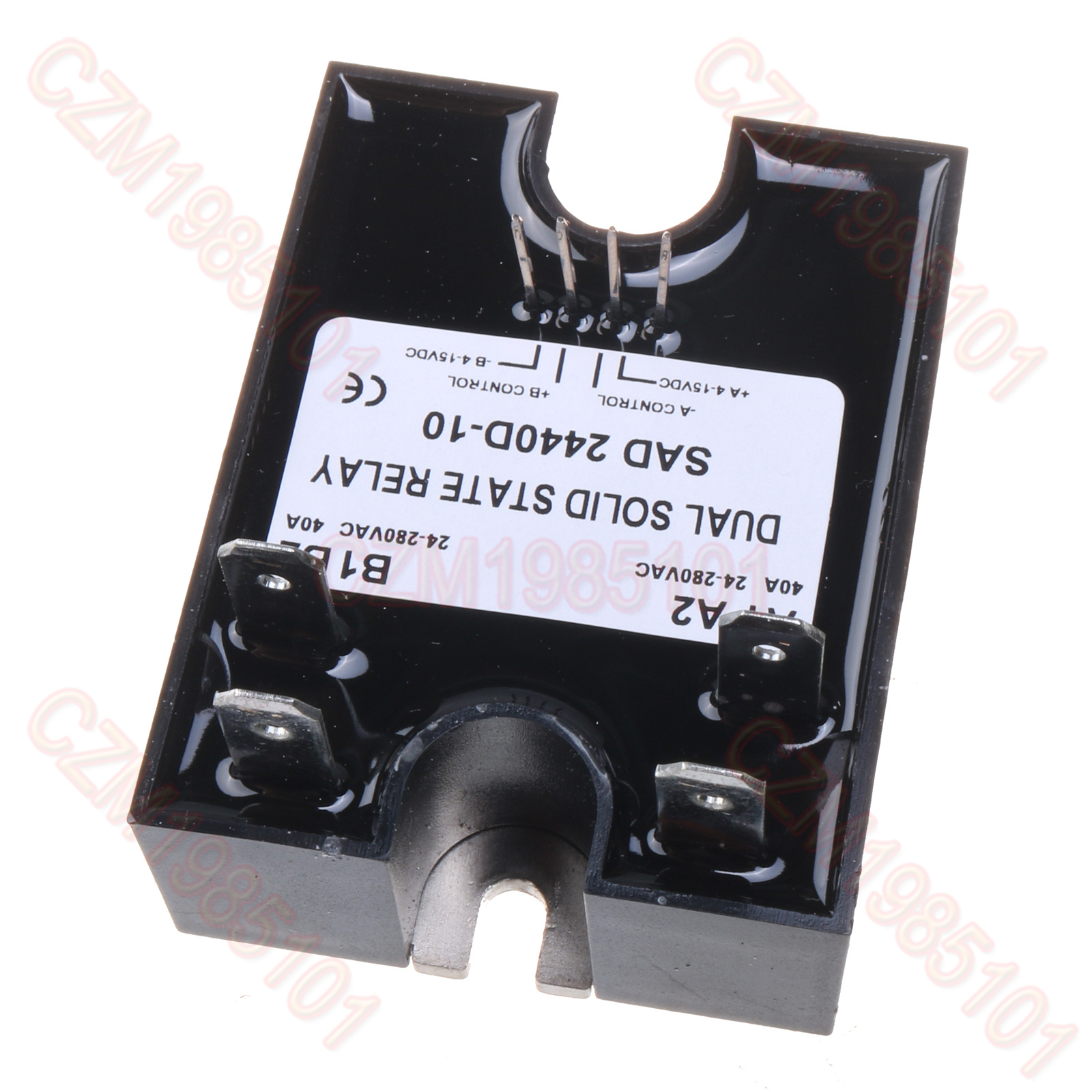 Dual Solid State Relay SSR 415VDC Input 280VAC 40A D2440D10 Random