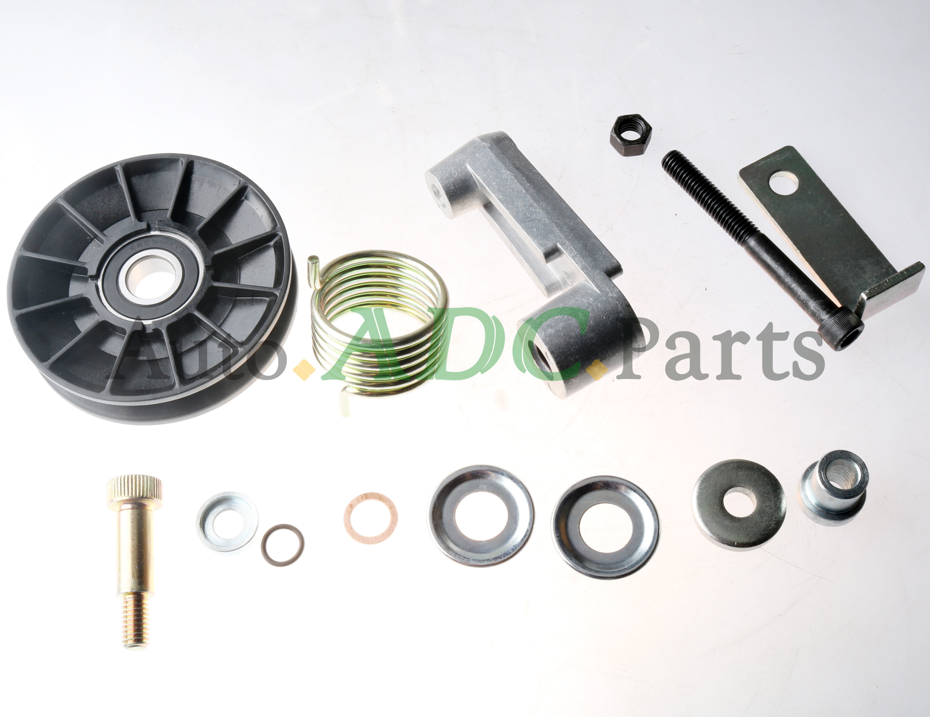 New Drive Belt Tensioner /& Cooling Fan Pulley Kit for Bobcat S130 S150 S160 S175
