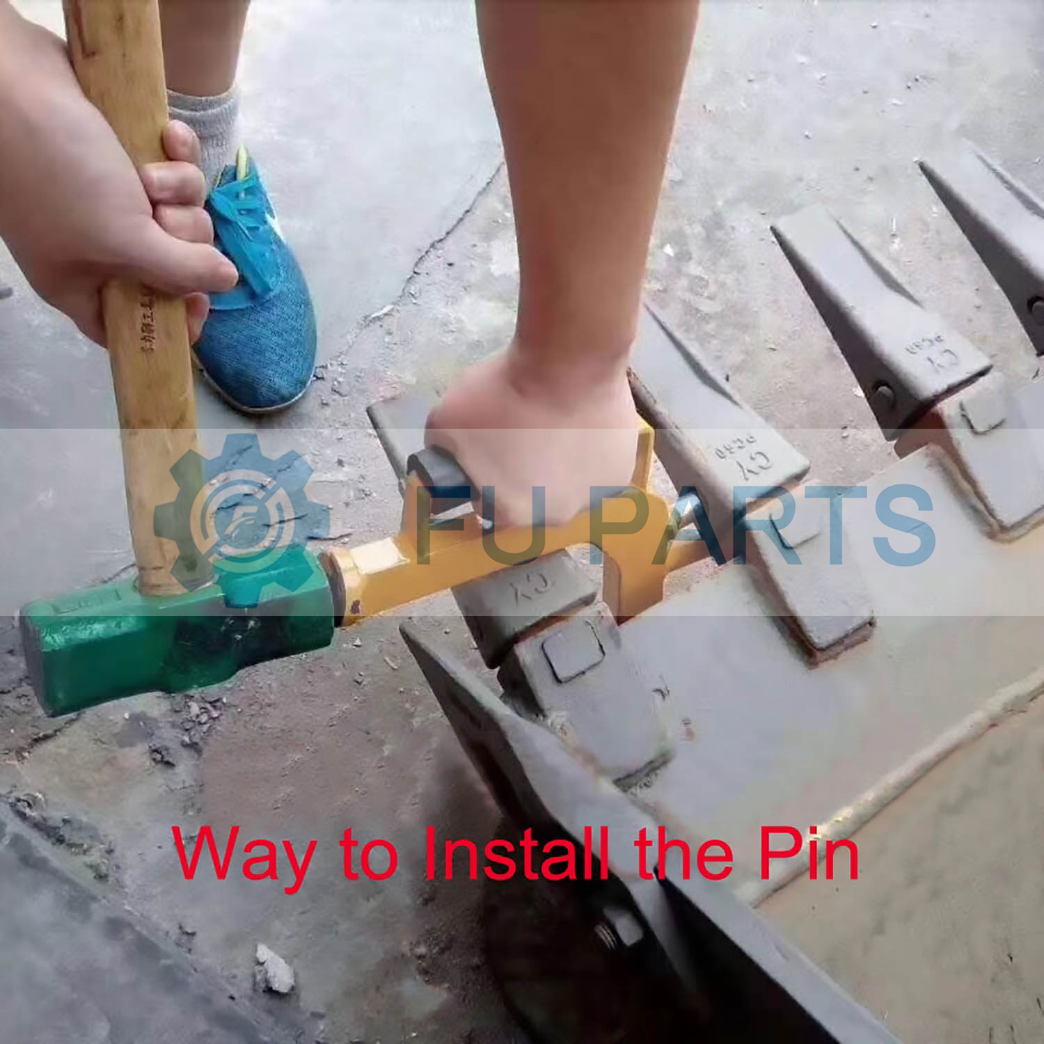 Bucket ToothPin Installation Removal Device for Universal Excavators