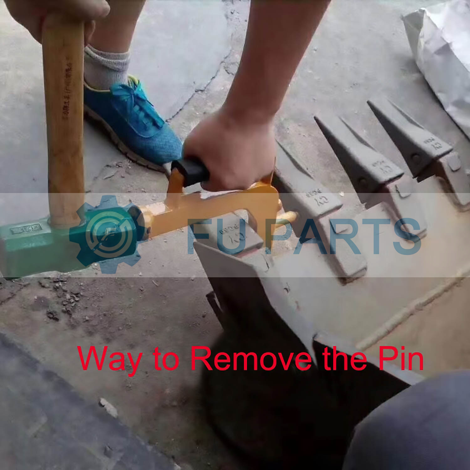 Bucket ToothPin Installation Removal Device for Universal Excavators