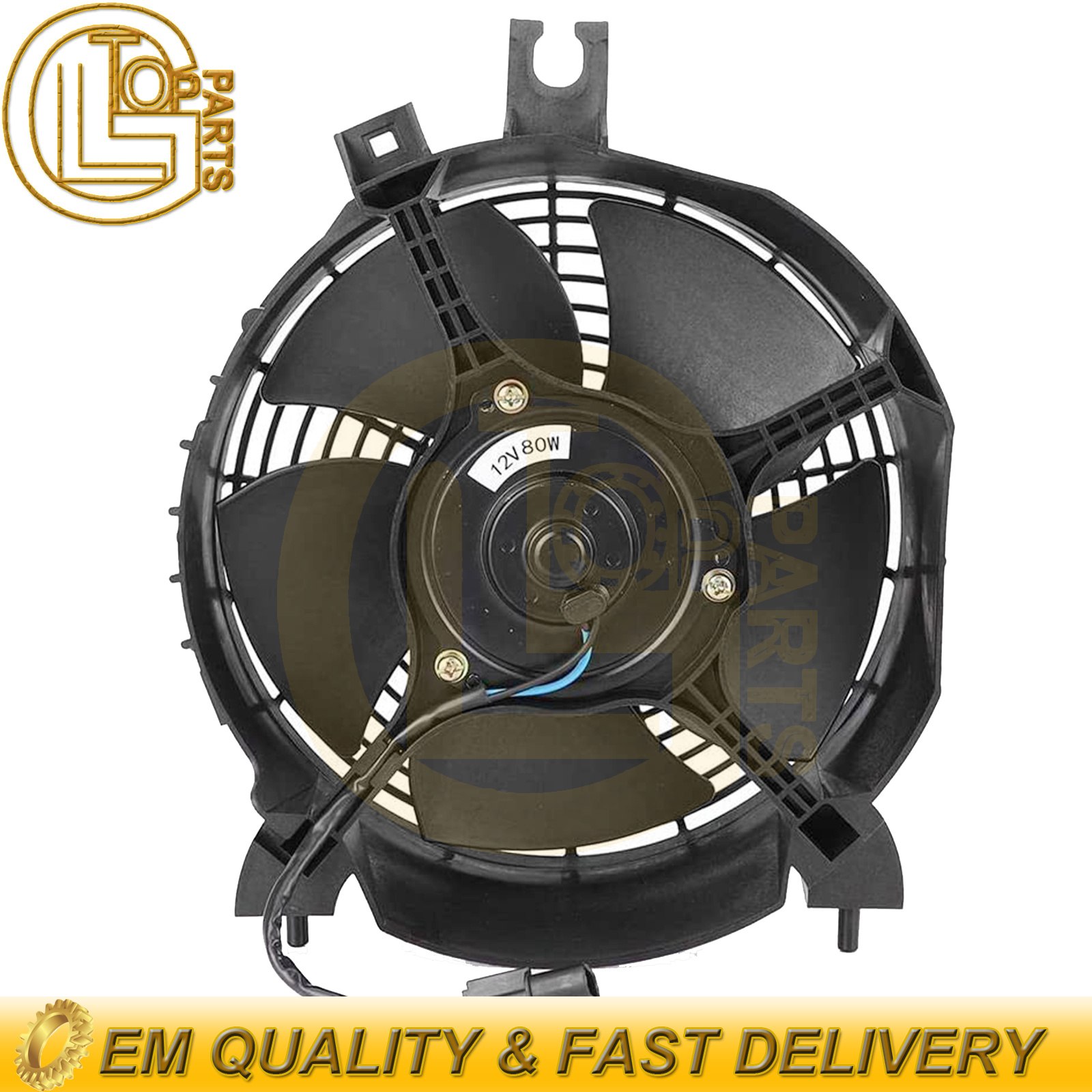 MN123607 Electric Condenser Fan For L200 2005+ - AC Fan Assy Direct Replacement