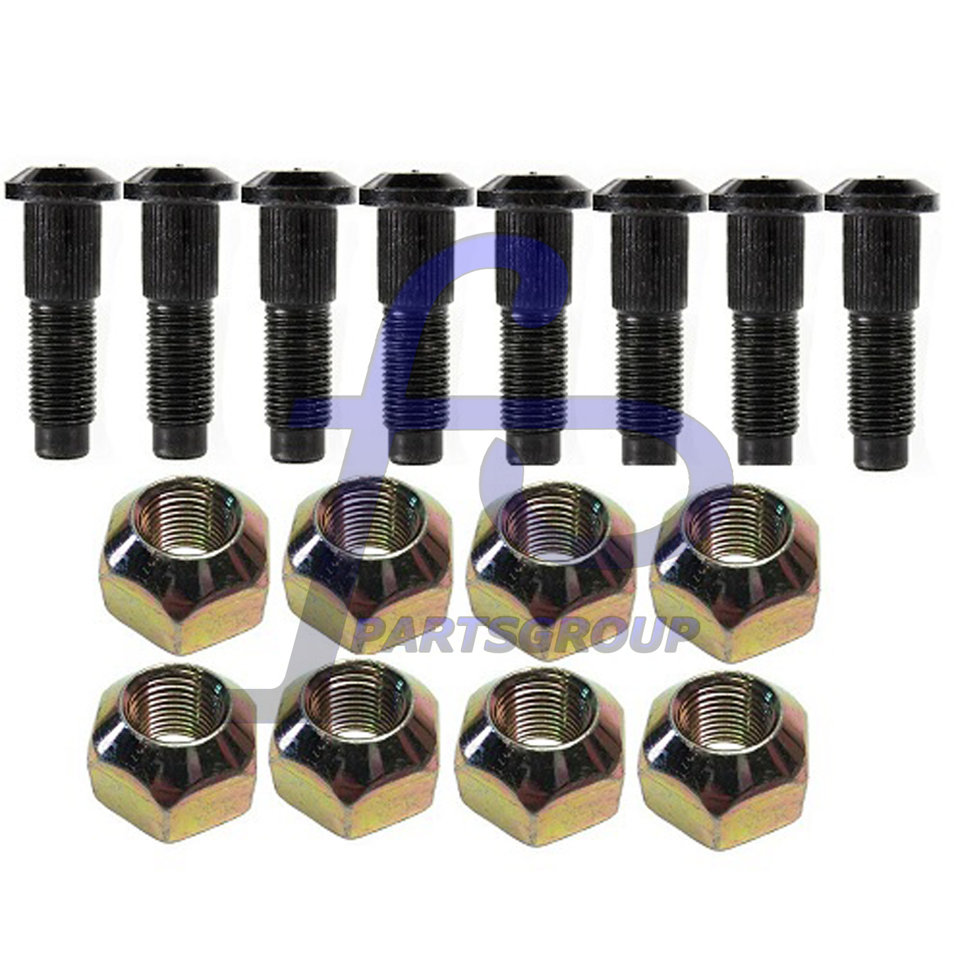 8X Lug Nut & Stud Kit For Bobcat Skid Steer S630 S650 S750 A770 S770