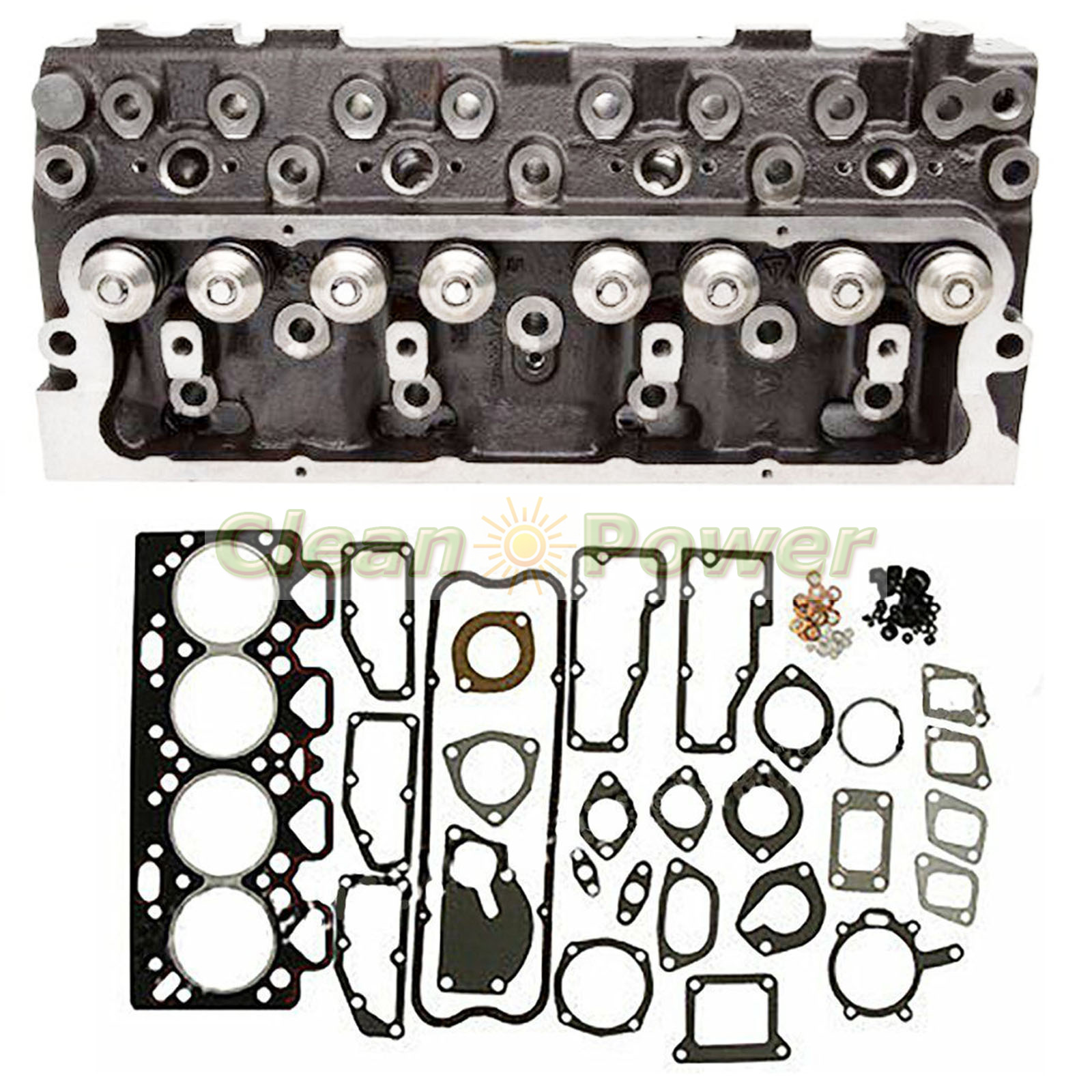 Cylinder Head Assembly With Full Gakset For Massey Ferguson Tractor