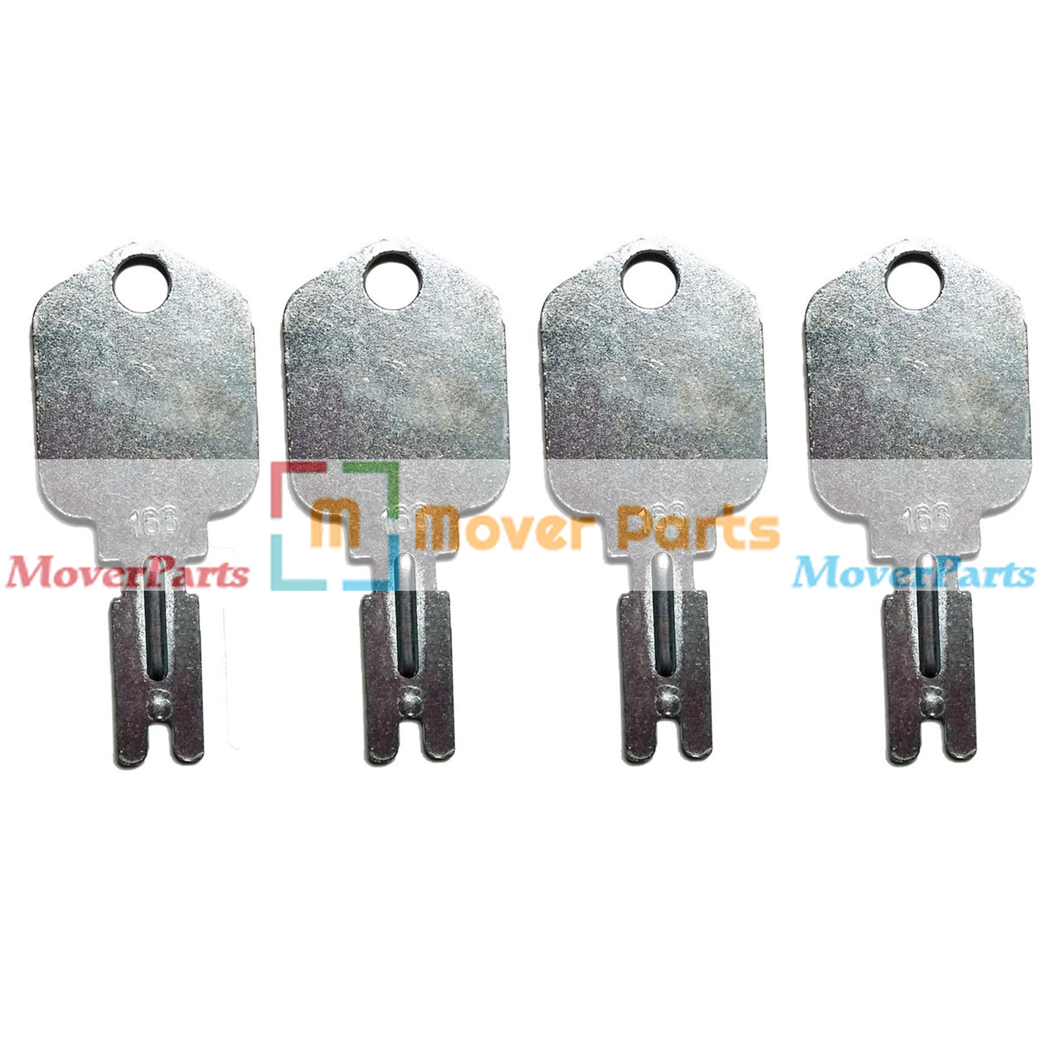 (4) Forklift Ignition Key 186304 for Hyster Clark Yale Gradall Gehl JLG