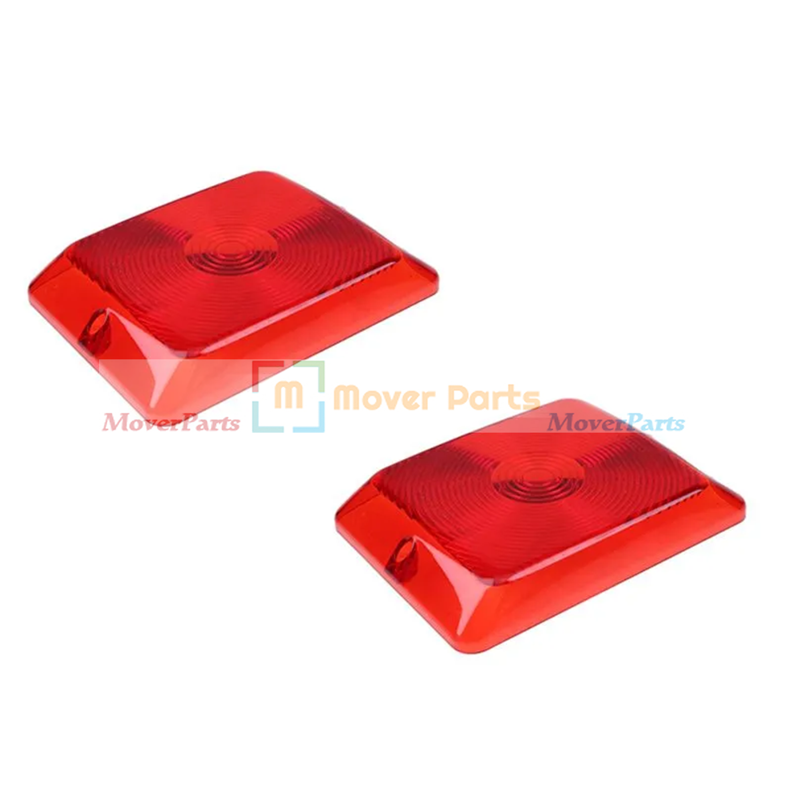 2X Red Tail Light Lens 34-84-010 3484010 For Bargman 84 85 86