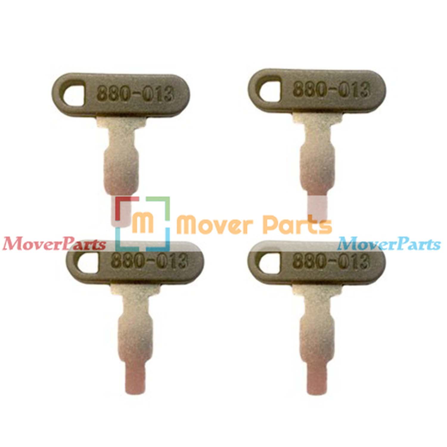 4 Friday Part Ignition Keys 35111-880-013 880-013 for Honda Generator Heavy Equiptment