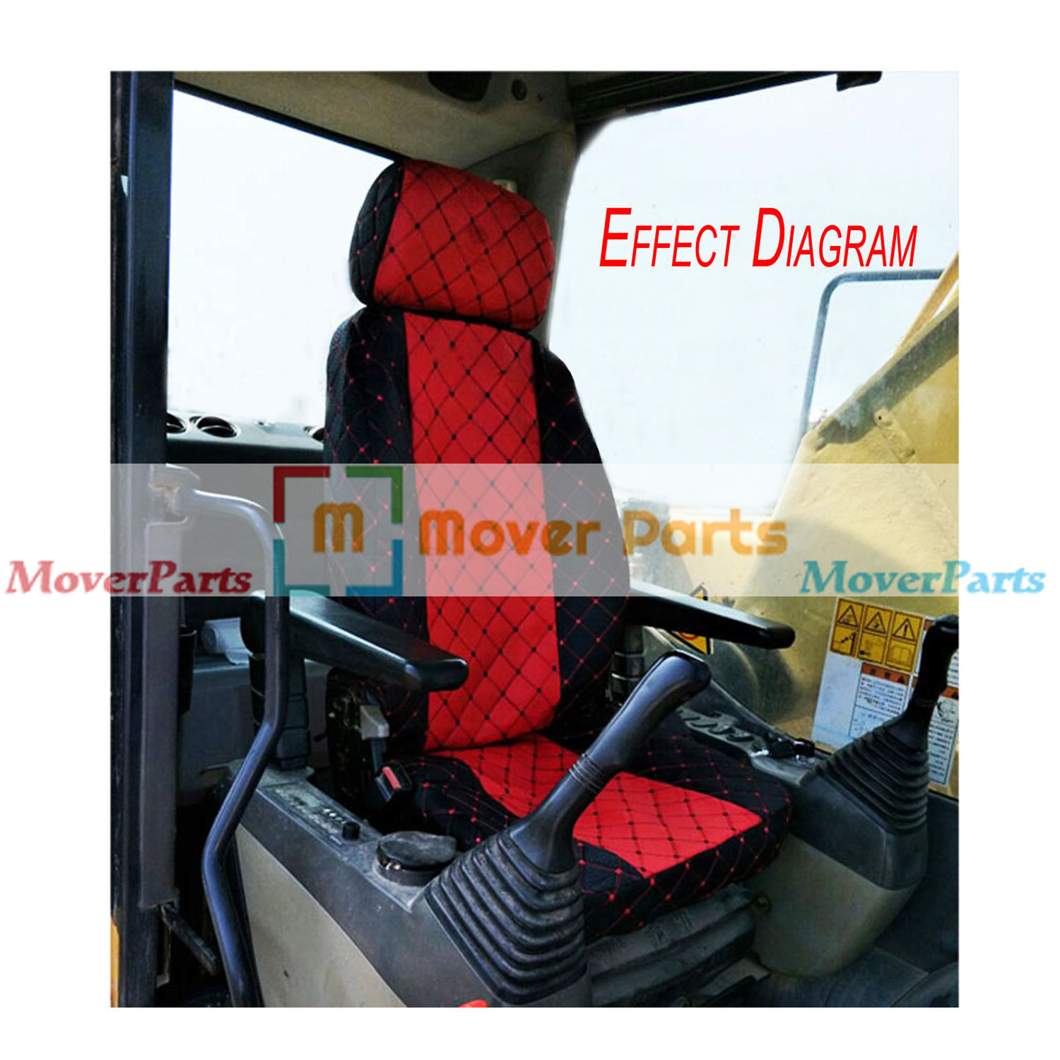 Excavator Special Seat Cover for Kobelco Hitachi Hyundai Komatsu Volvo