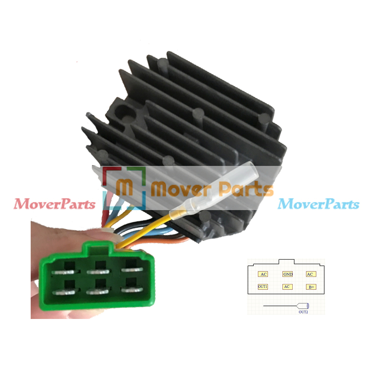 119640-77710 Regulator Rectifier For Komatsu Yanmar 3TNE74 3D74E 3D68E