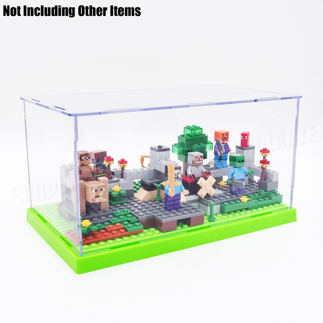 Einzelvitrine 240x140x120mm Acryl Vitrine Display Case für Minifiguren