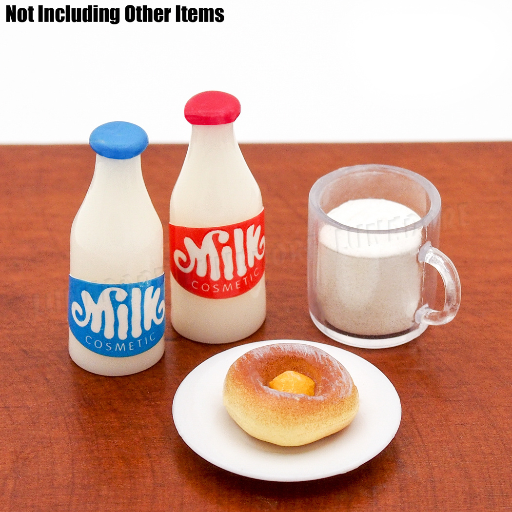 2pcs 1:12 Dollhouse Miniature Drink soda Toy Doll Kitchen furniture Food toy/&/&