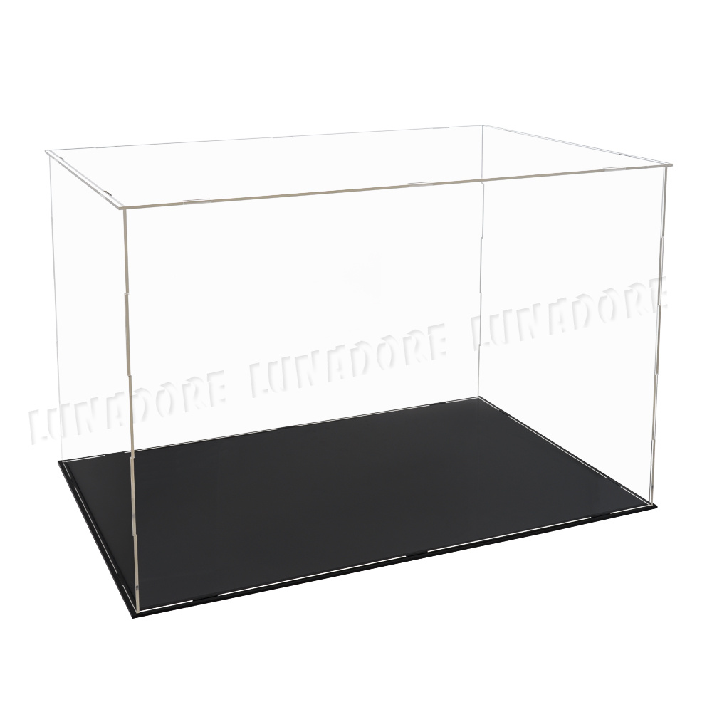 UK Acrylic Clear Plastic Large Display Box 56 x 37 cm Perspex Case