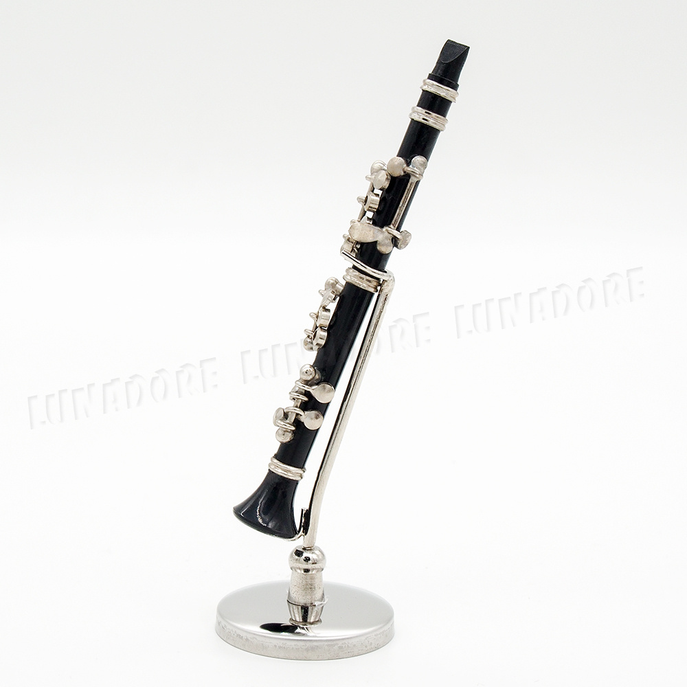 112 Black Miniature Music Musical Instrument w/ Case & Stand