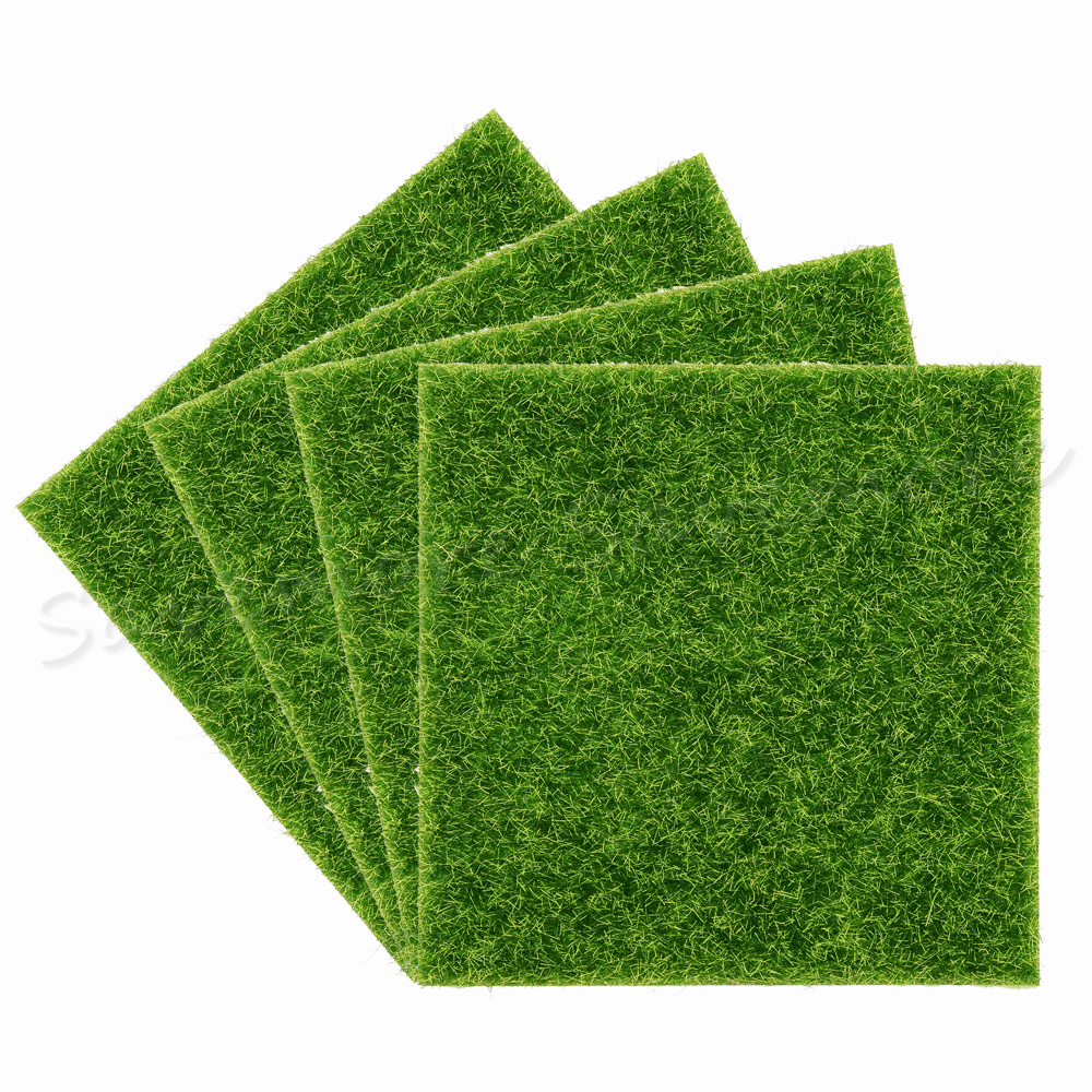 Garden Grass Lawn Moss Miniature Craft Pot Fairy Dollhouse Home Garden Decor Artificial Grass Fake Lawn Grass