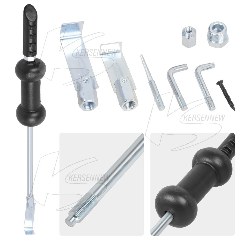 Heavy Duty 9 Pcs 5lb Slide Hammer Dent Puller Set Car Body Repair 3526