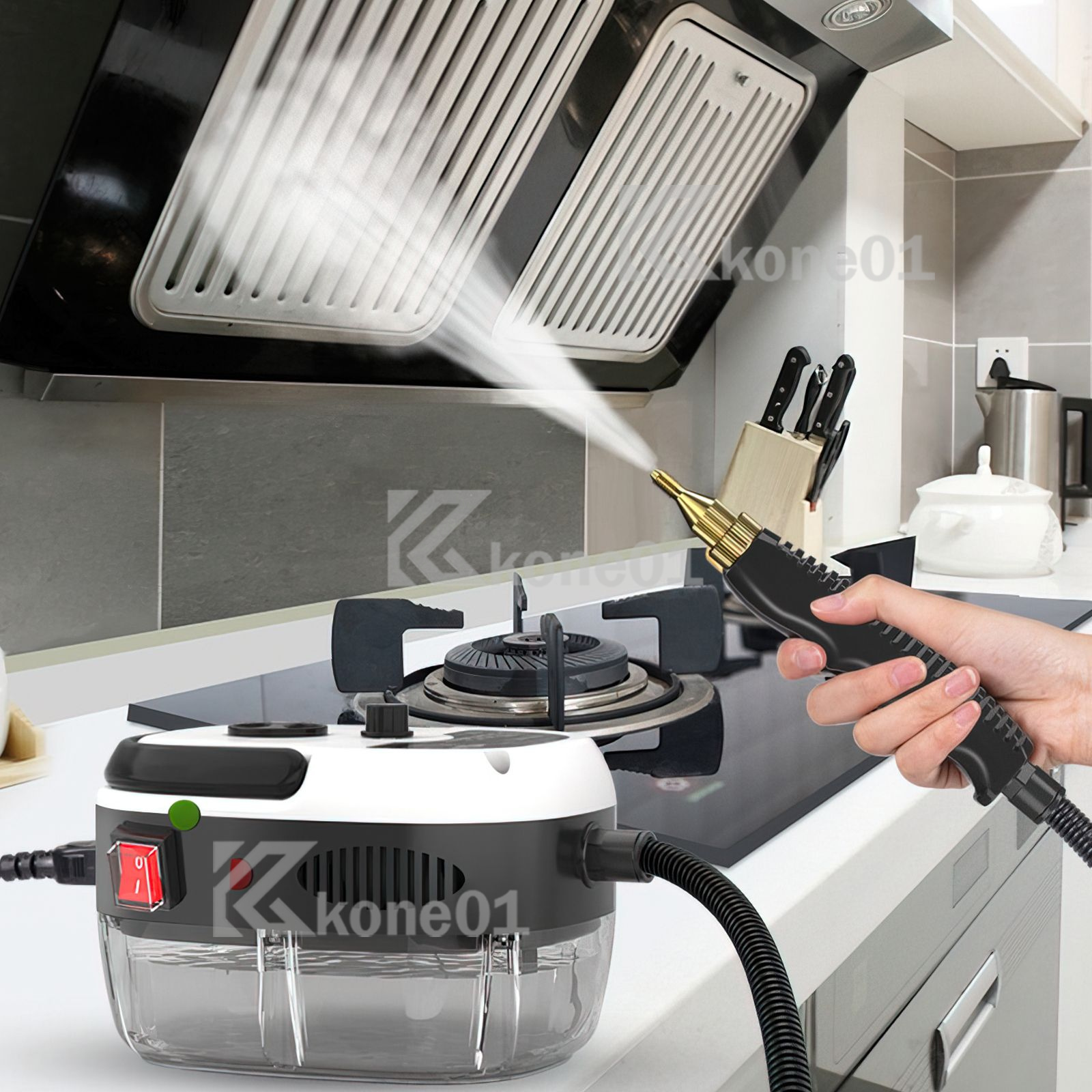 HOCHDRUCK DAMPFREINIGER 2500W Autositze Polsterreiniger Gerät Handdampfreiniger EUR 48,99 - DE