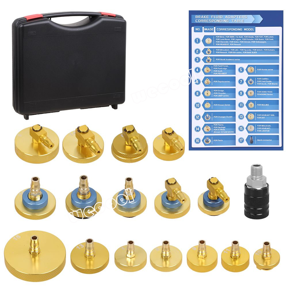 Bremsenentlüftungsgerät Adapter 52mm Bremsadapter Hauptbremszylinderadapter 317596235502