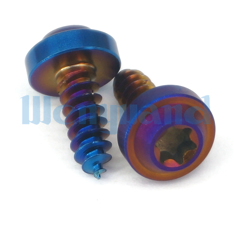 2Pcs M8x30mm Iron Self-Tapping Philips Drive Serrated Flange Hex Head Screw