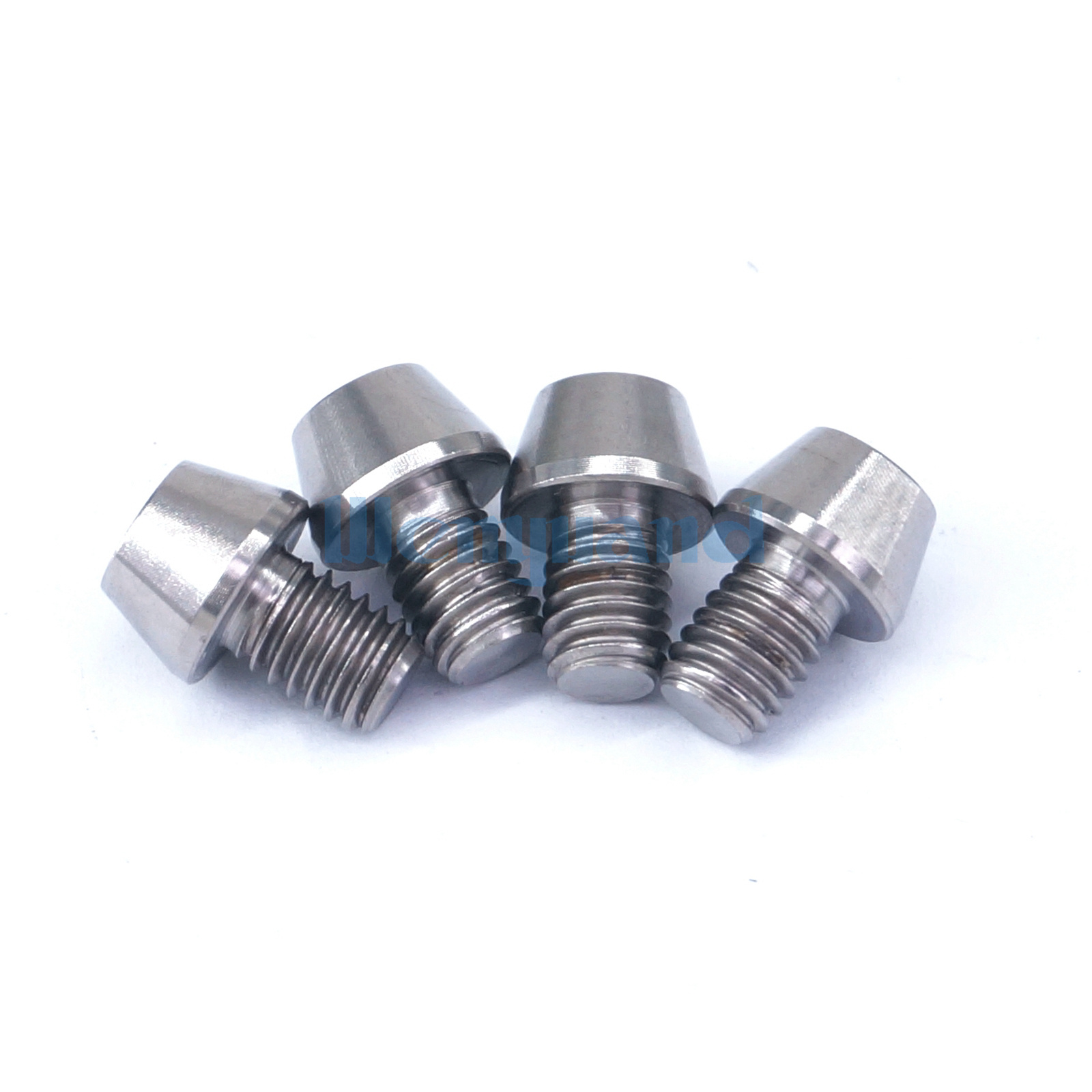 4 PCS M6x8//10mm GR5 Titanium Taper Cone Allen Head Bolt For Bicycle V Brake