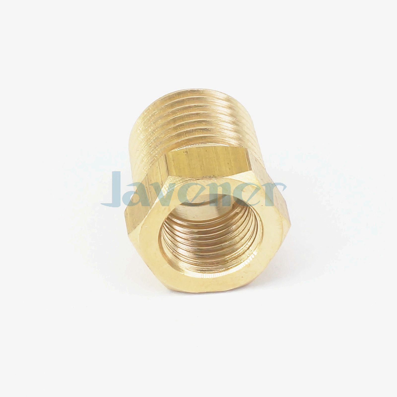 1-4-bspt-male-x-1-8-npt-female-reducing-bushing-brass-pipe-fitting