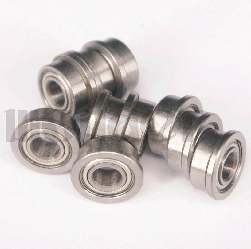 10pcs F6000ZZ 10x26x8mm ABEC1 Flange Bearing Metal Shielded Deep Groove
