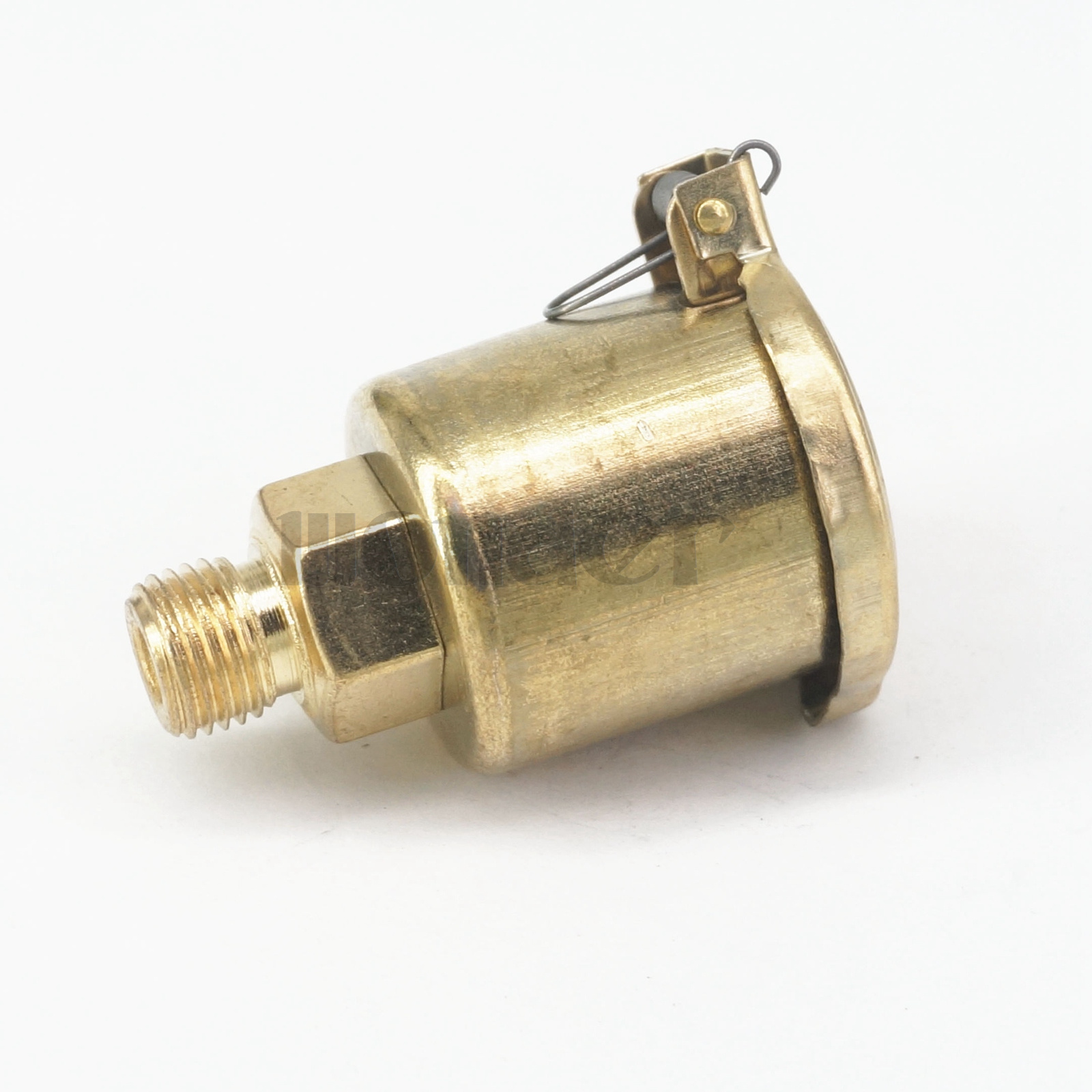 M10 x 1mm Metric 3ml Brass Grease Oil Cup Oiler Spring Cap Hit Miss Engine