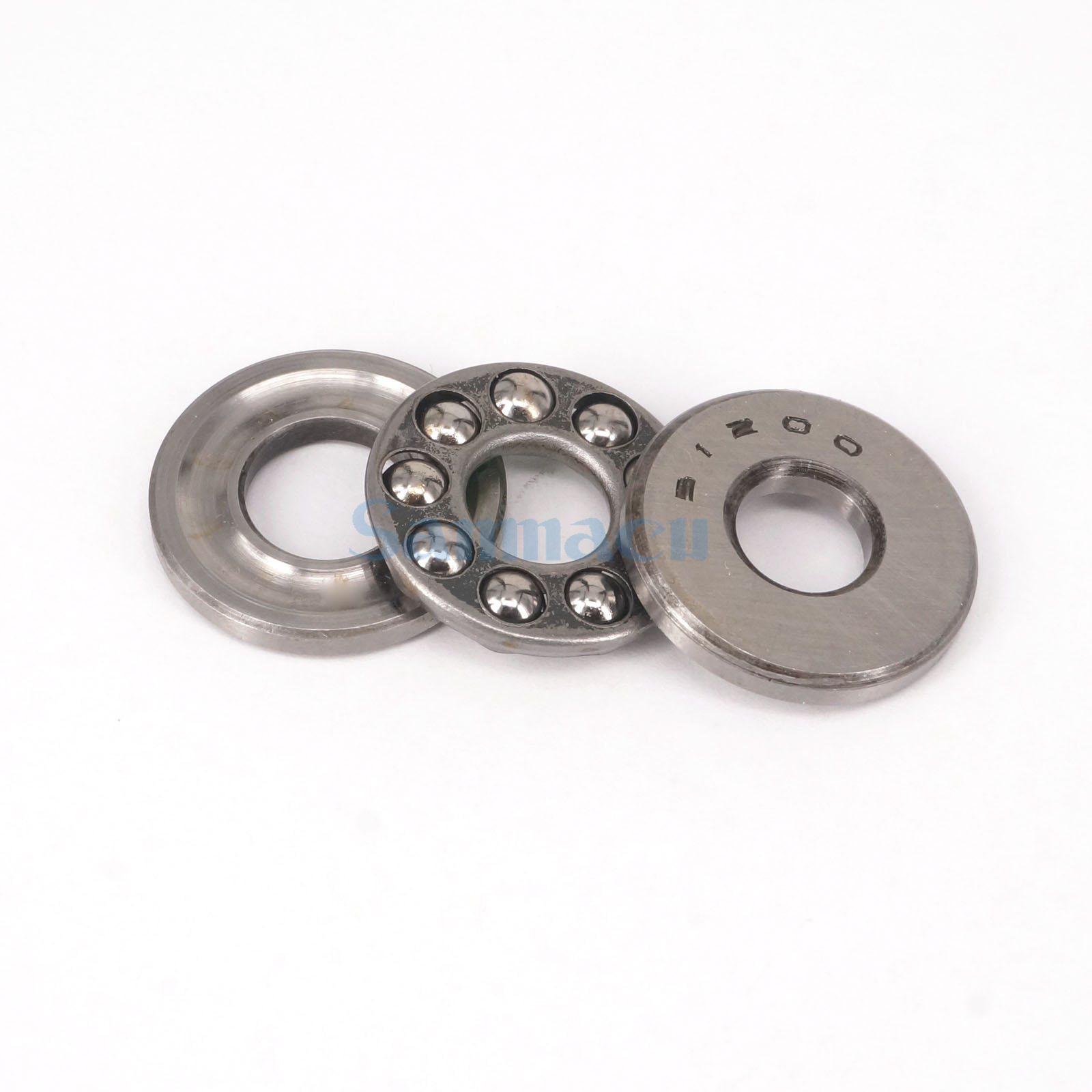 I D Mm To Mm Axial Ball Thrust Bearing Set Steel Races Cage Abec Ebay