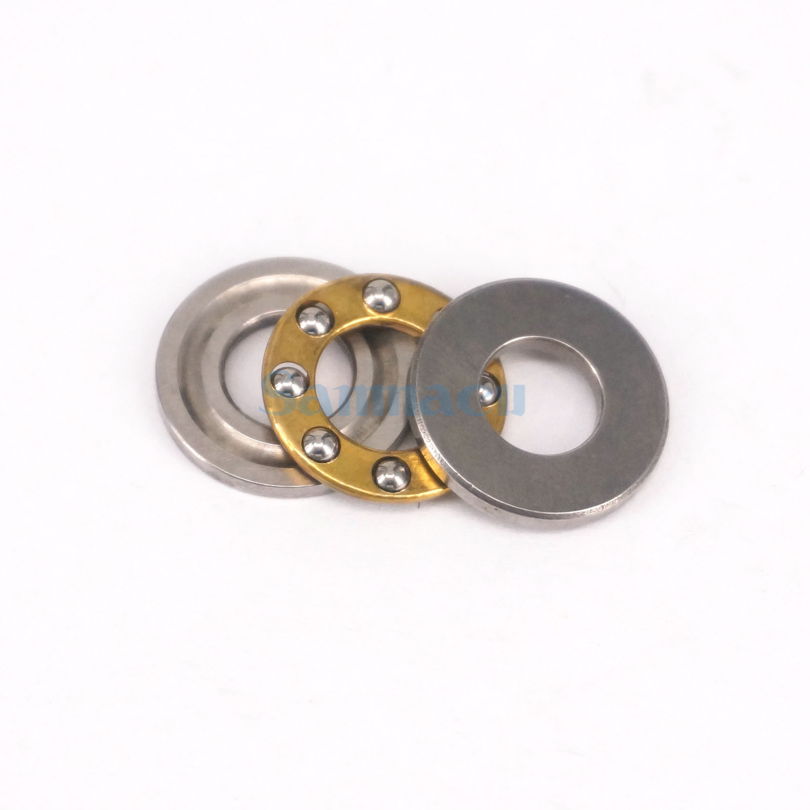 10pcs F3-8M Axial Ball Thrust Bearings – 3mm X 8mm X 3.5mm, Steel, 3-Part