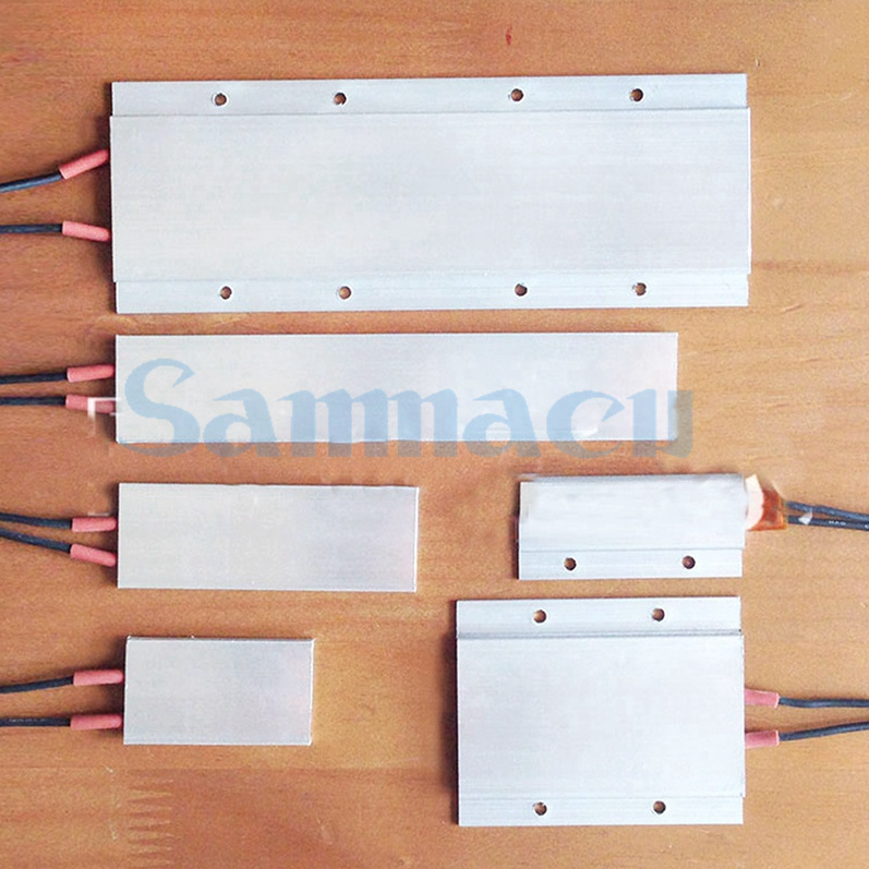 2PCS 60x21x5mm 8W-120W 12V-220V Ceramic Aluminum Insulated Thermostat PTC Heater