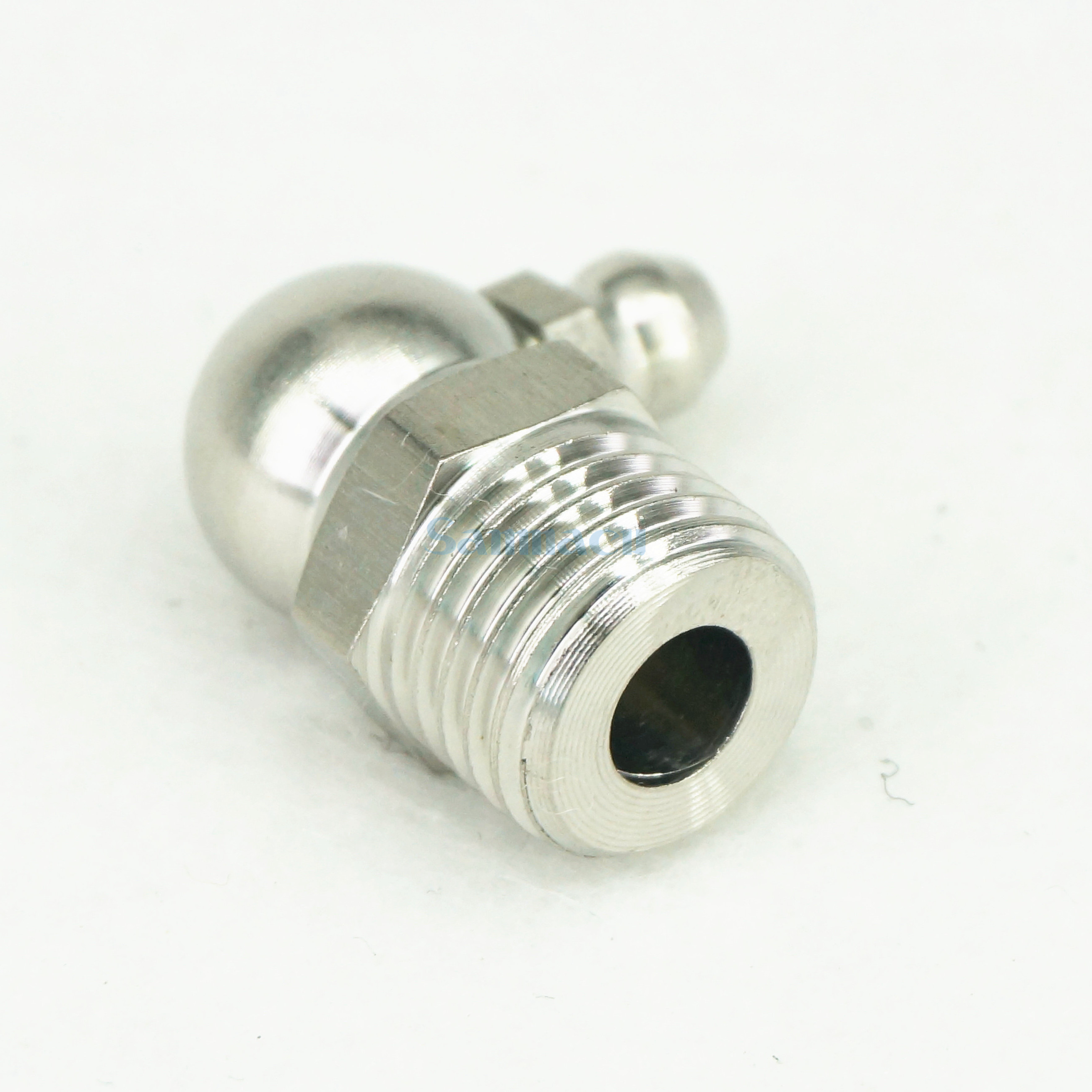 M5 To M16 Metric 45 Degree Stainless Steel Grease Zerk Nipple Fitting – Open Box