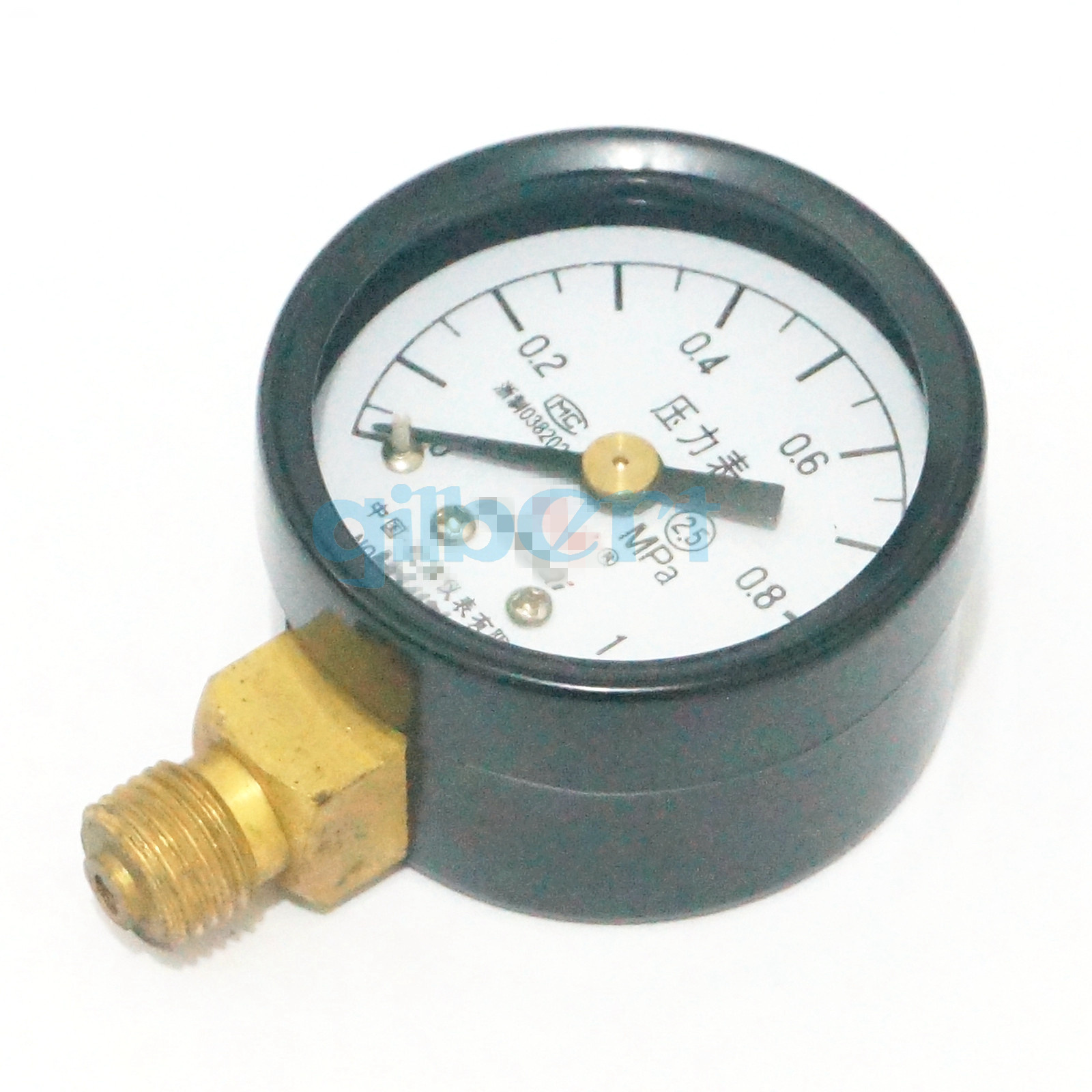 Y40 Radial Mount M10x1 0.125Mpa Air Compressor Pressure Gauge Dial