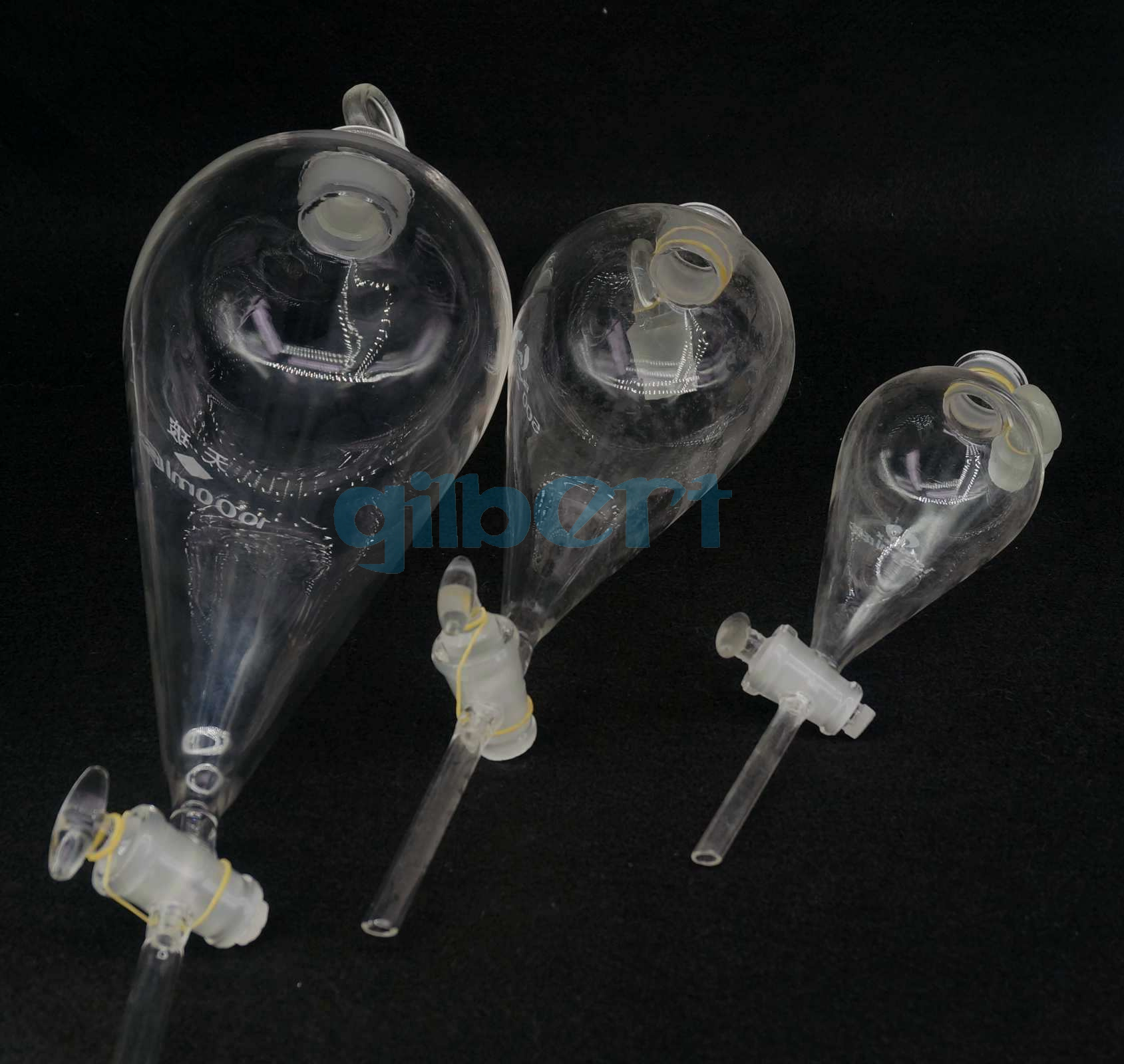 602000ML Standard Stopper Pear Shaped Separatory Funnel with Glass