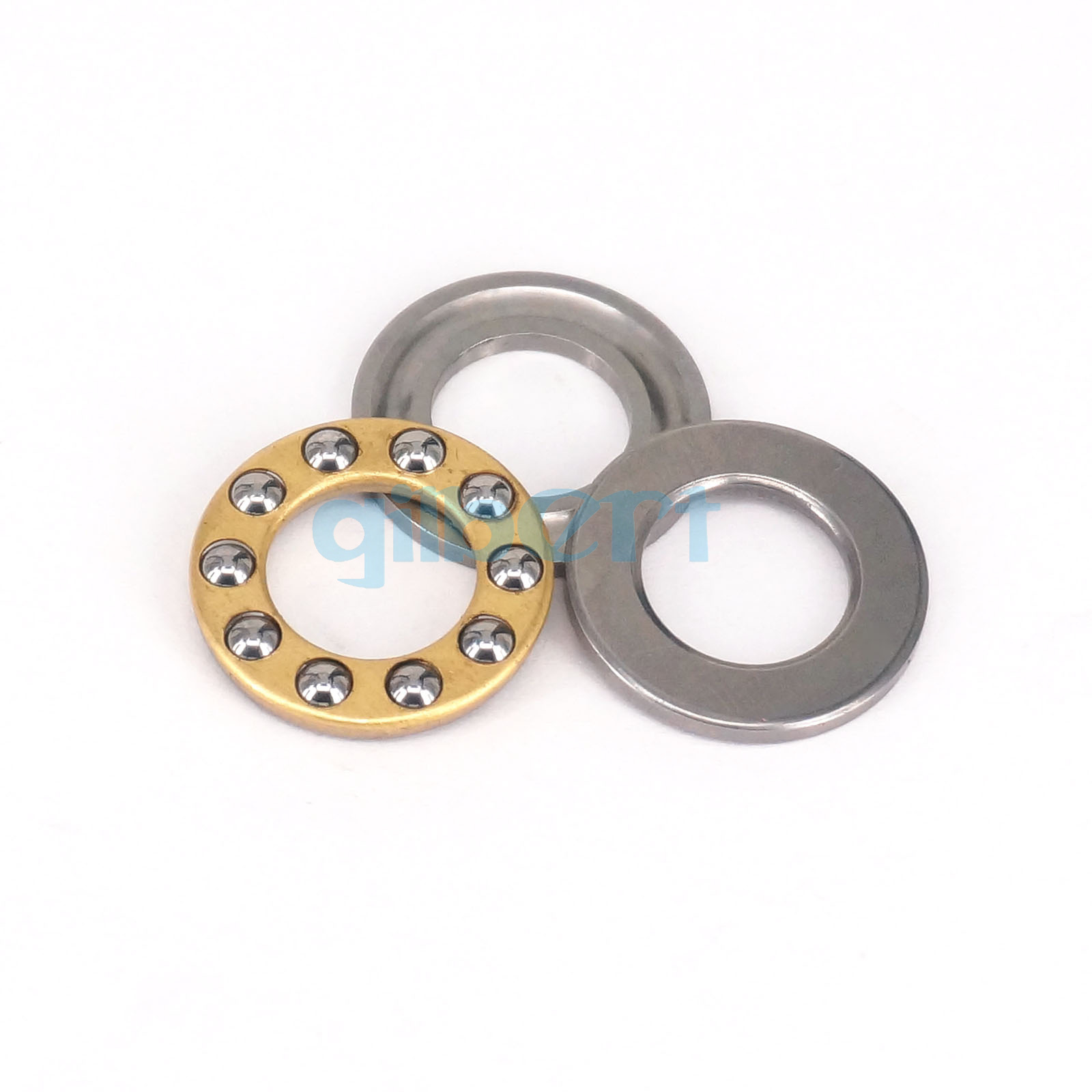 I/D 3mm To 10mm Miniature Axial Ball Flat Washers Thrust Bearings 3-Parts ABEC-1 